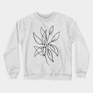 Leaves one line art Crewneck Sweatshirt